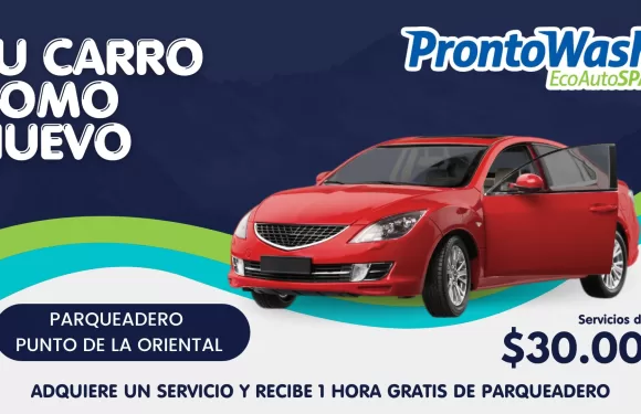 ProntoWash EcoAutoSpa: El Destino Perfecto para Tu Vehículo en el Centro Comercial El Punto de la Oriental